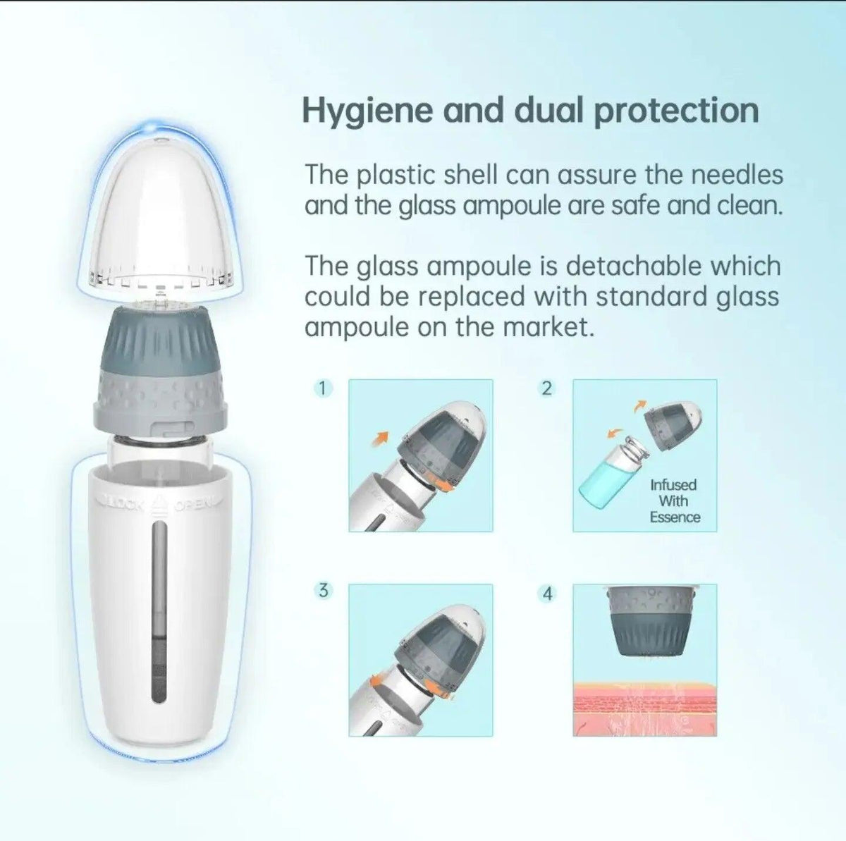 Ammuri Aesthetic Derma Roller System | At-Home Microneedling Tool