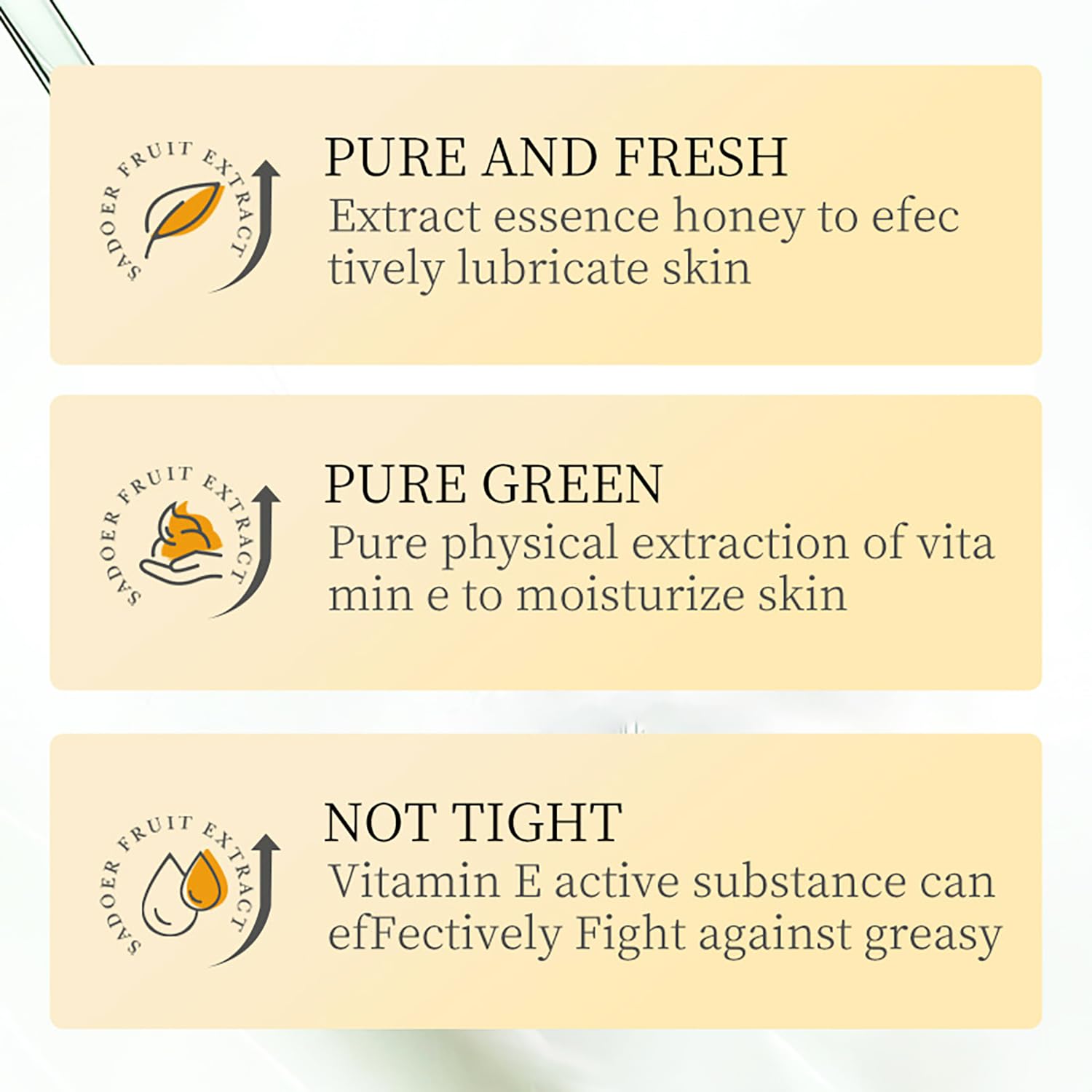 BIOAQUA Manuka Honey Facial Cleanser with Vitamin E – Deep Cleansing Foam (2 x 3.52 oz)