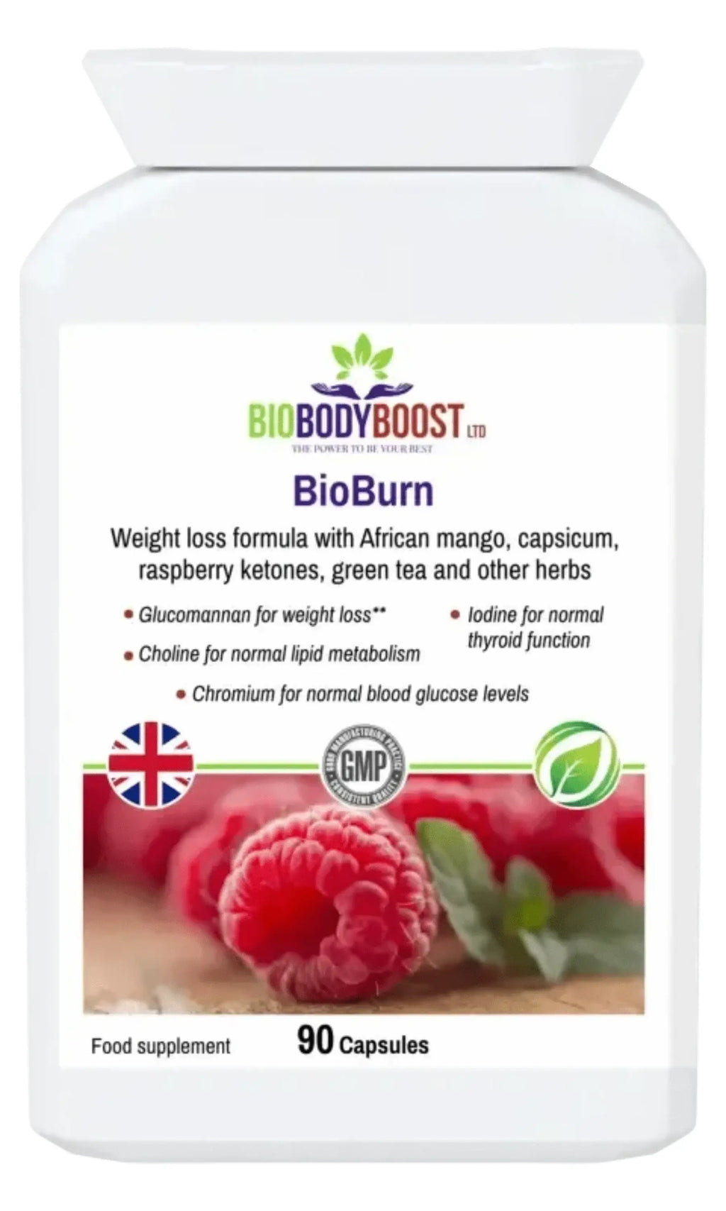 BioBurn Glucomannan Raspberry Complex | Weight Management UK