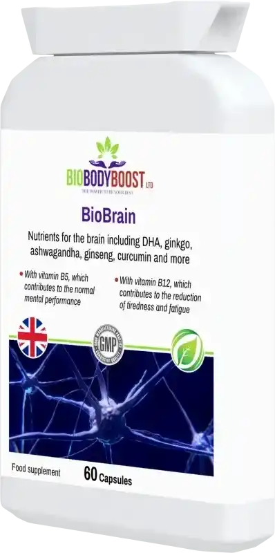 Biobrain Nootropic Capsules | Focus, Energy & Clarity UK