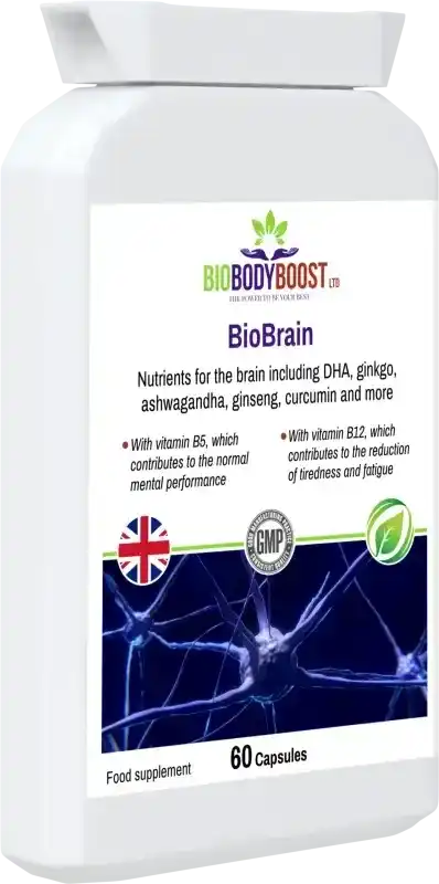 Biobrain Nootropic Capsules | Focus, Energy & Clarity UK