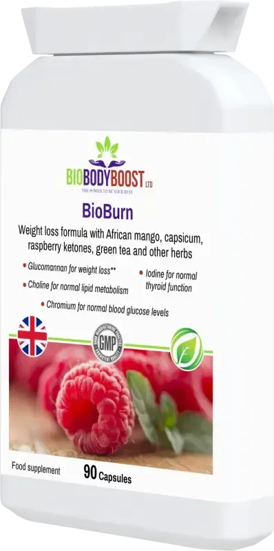 BioBurn Glucomannan Raspberry Complex | Weight Management UK