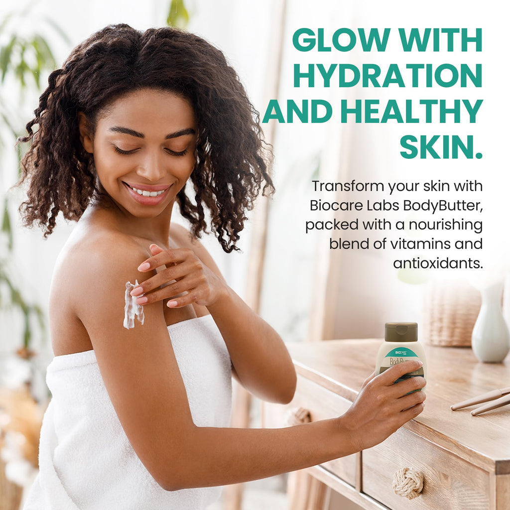 Biocare Labs Moisturizing Body Butter — 100% Coconut Oil Hydration for Soft, Healthy Skin