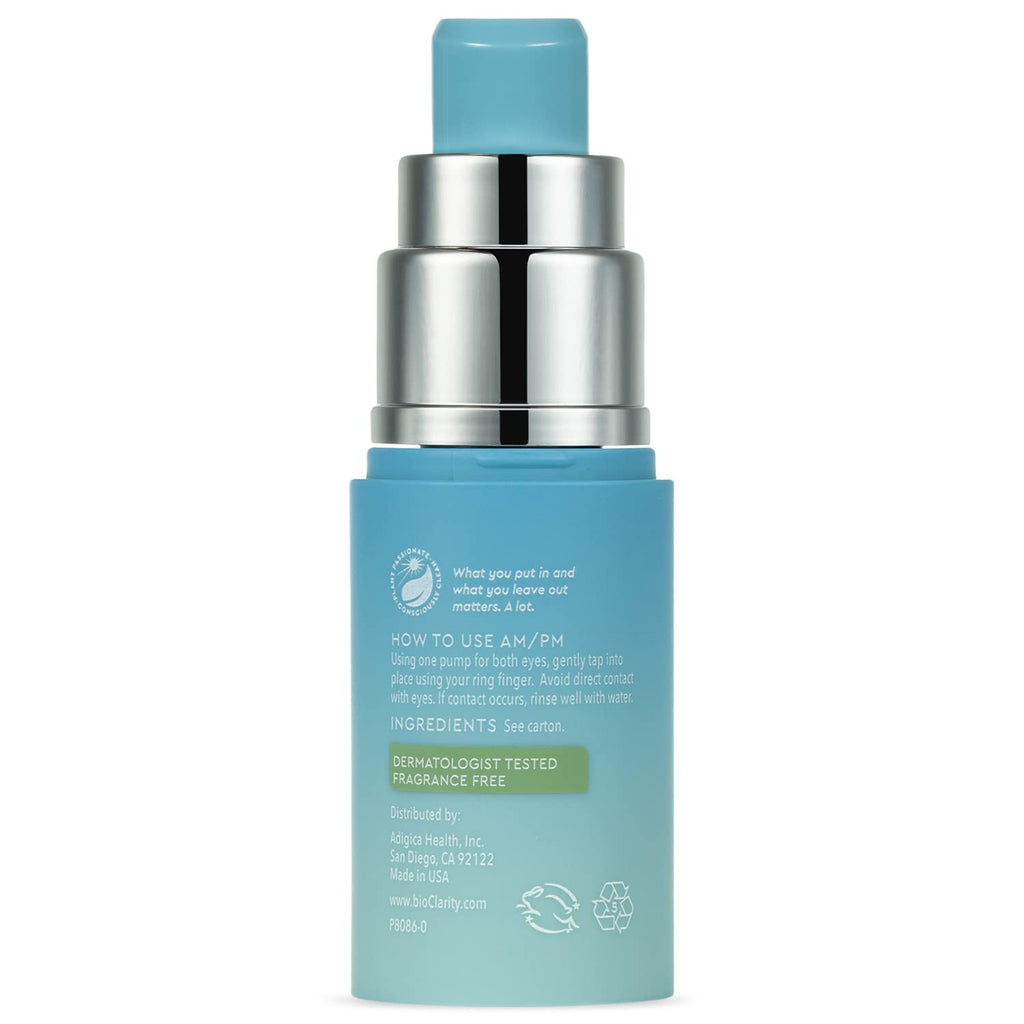 BioClarity Eye Will Chill De-Puff Eye Gel – 100% Vegan, Cruelty-Free | Niacinamide (B3), Vitamins