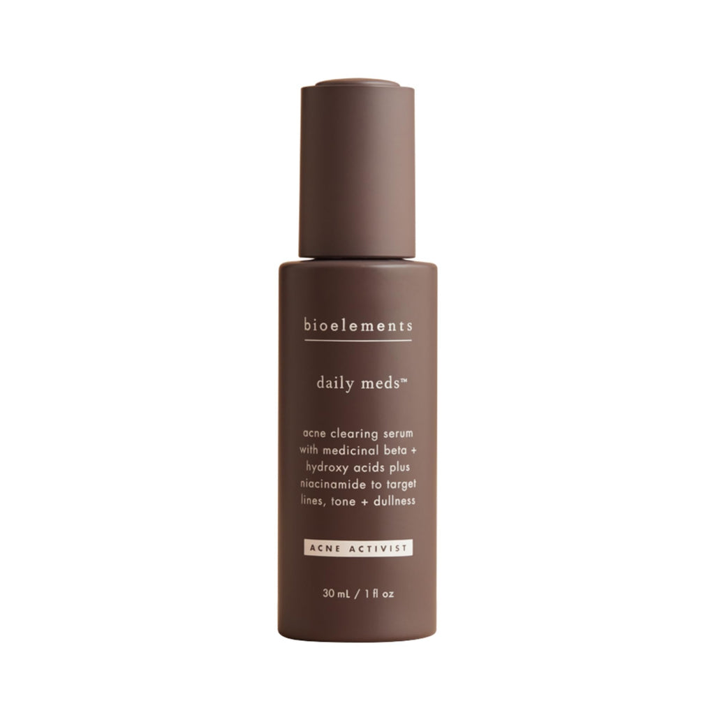 Bioelements Daily Meds Acne Clearing Serum – 1 fl oz | Niacinamide + AHAs & Beta Hydroxy Acids