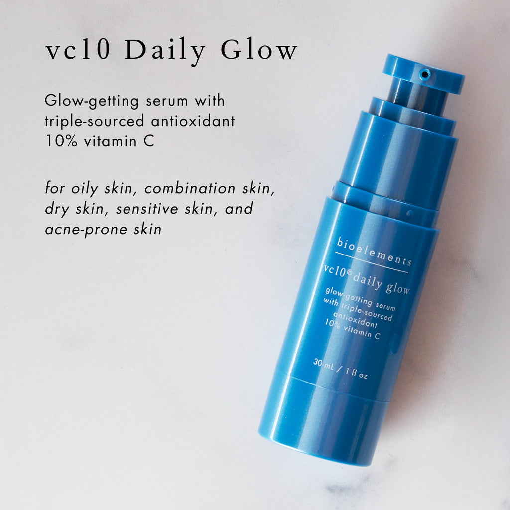 Bioelements vc10 Daily Glow Serum – 10% Vitamin C, Triple-Sourced Antioxidants