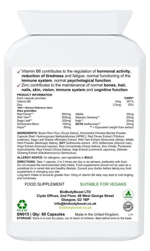 BioFem Women's Menopause Blend | Hormone & Mood Support UK