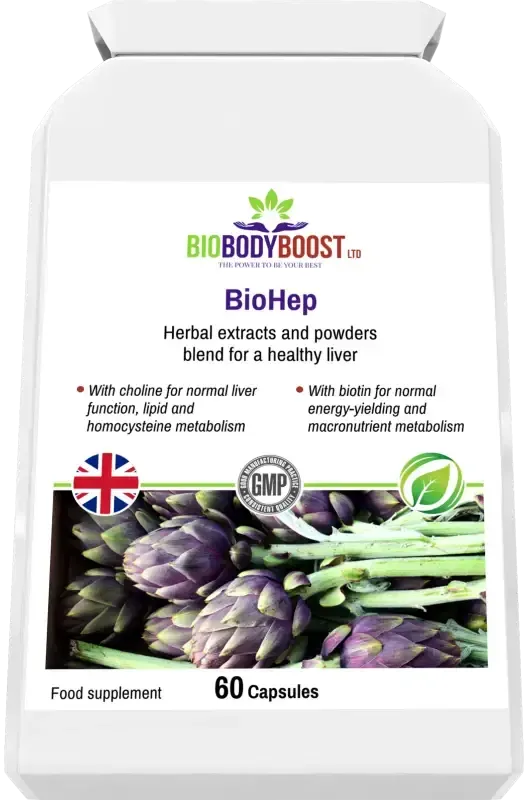 BioHep Herbal Liver Support Supplement | Detox Blend UK