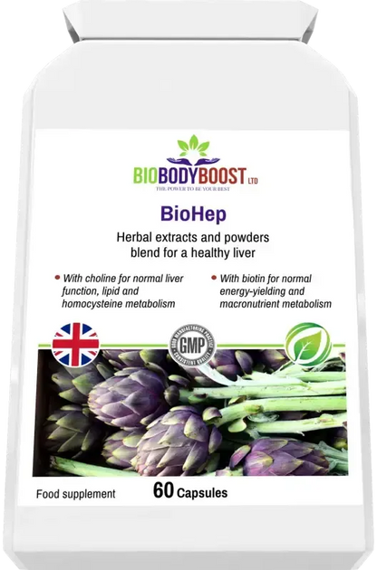 BioHep Herbal Liver Support Supplement | Detox Blend UK
