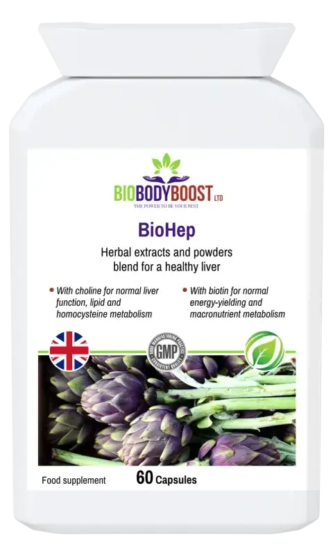 BioHep Herbal Liver Support Supplement | Detox Blend UK