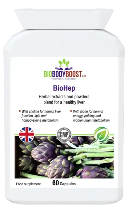 BioHep Herbal Liver Support Supplement | Detox Blend UK