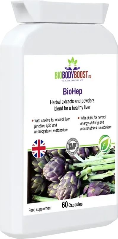 BioHep Herbal Liver Support Supplement | Detox Blend UK