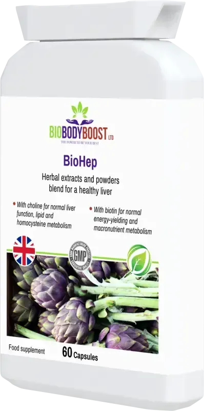 BioHep Herbal Liver Support Supplement | Detox Blend UK