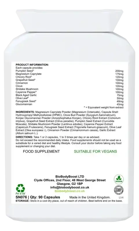 BioKlenz Herbal Detox & Gastrointestinal Care Supplement UK