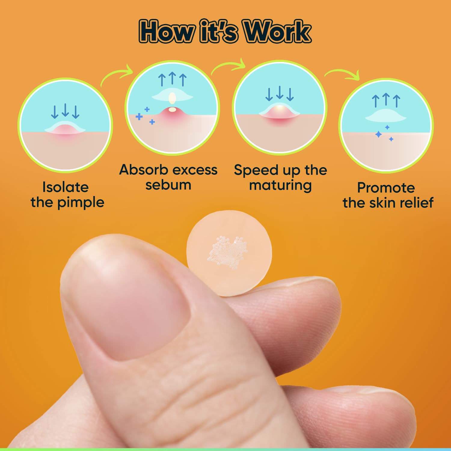 BIORICA Tea Tree Pimple Patches – 216 Hydrocolloid Acne Patches for Face