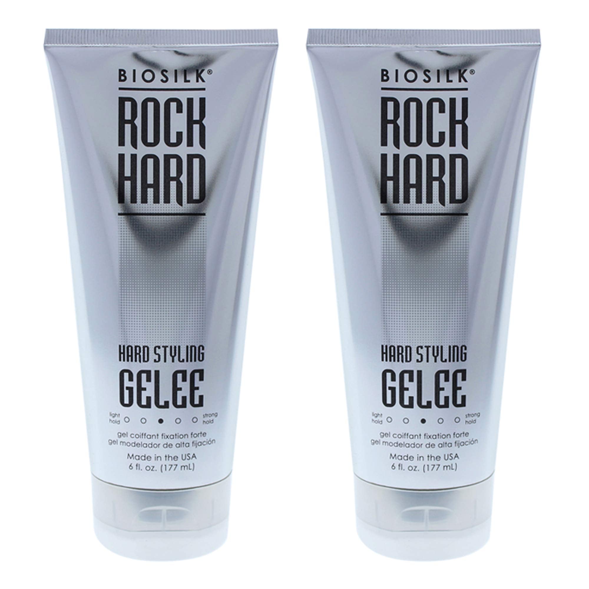 BioSilk Rock Hard Gel Unisex 6 oz – Pack of 2