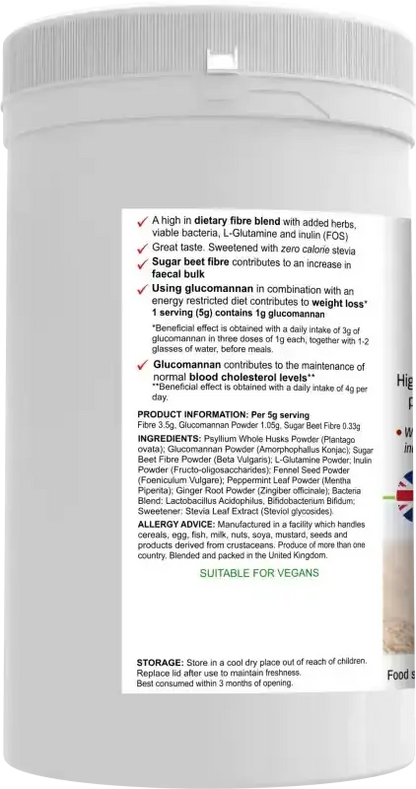 BioSlim High Dietary Fibre | Weight & Cholesterol Support UK