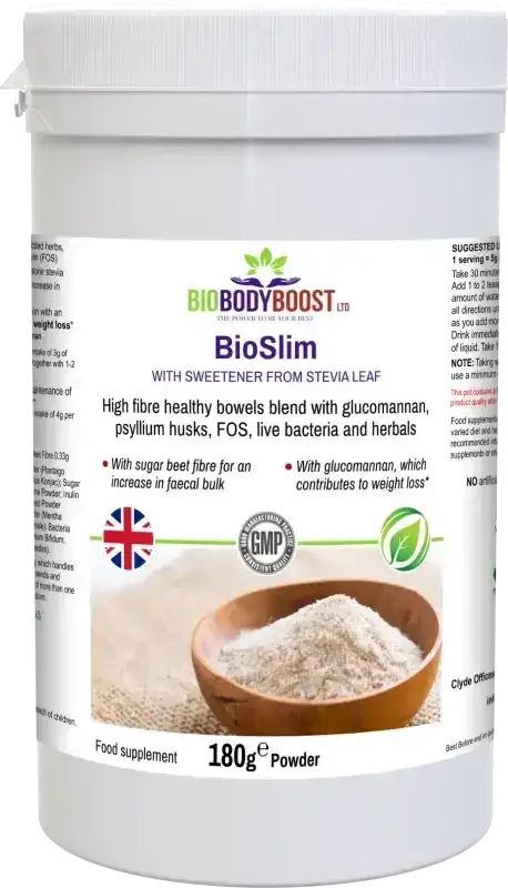 BioSlim High Dietary Fibre | Weight & Cholesterol Support UK