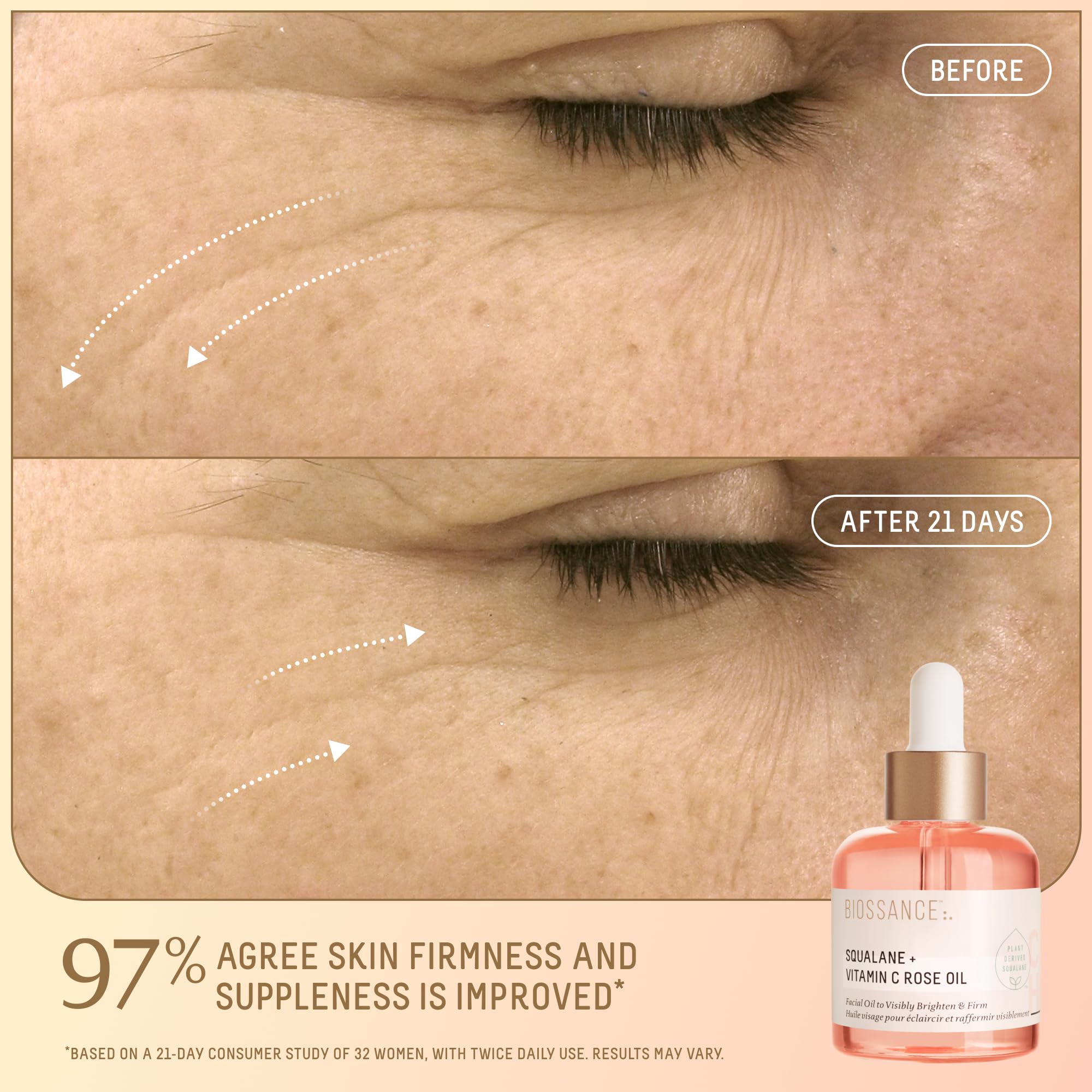 BIOSSANCE Bright Luminaries Holiday Gift Set – Vitamin C Rose Oil & Lip Perfector Travel Duo