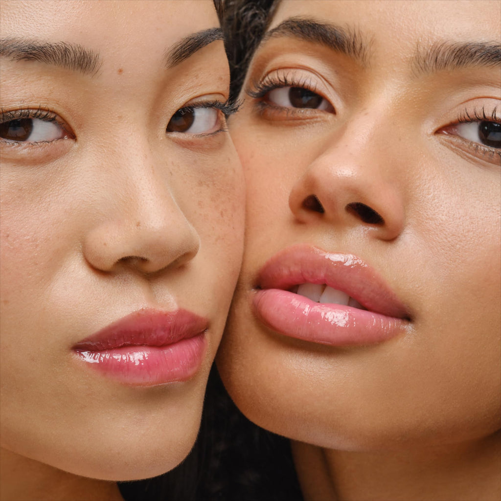 BIOSSANCE Pro-Peptide Lip Perfector – Triple-Treat Vegan Lip Balm, Deep Hydration & Silky Gloss in Blush Quartz Pink