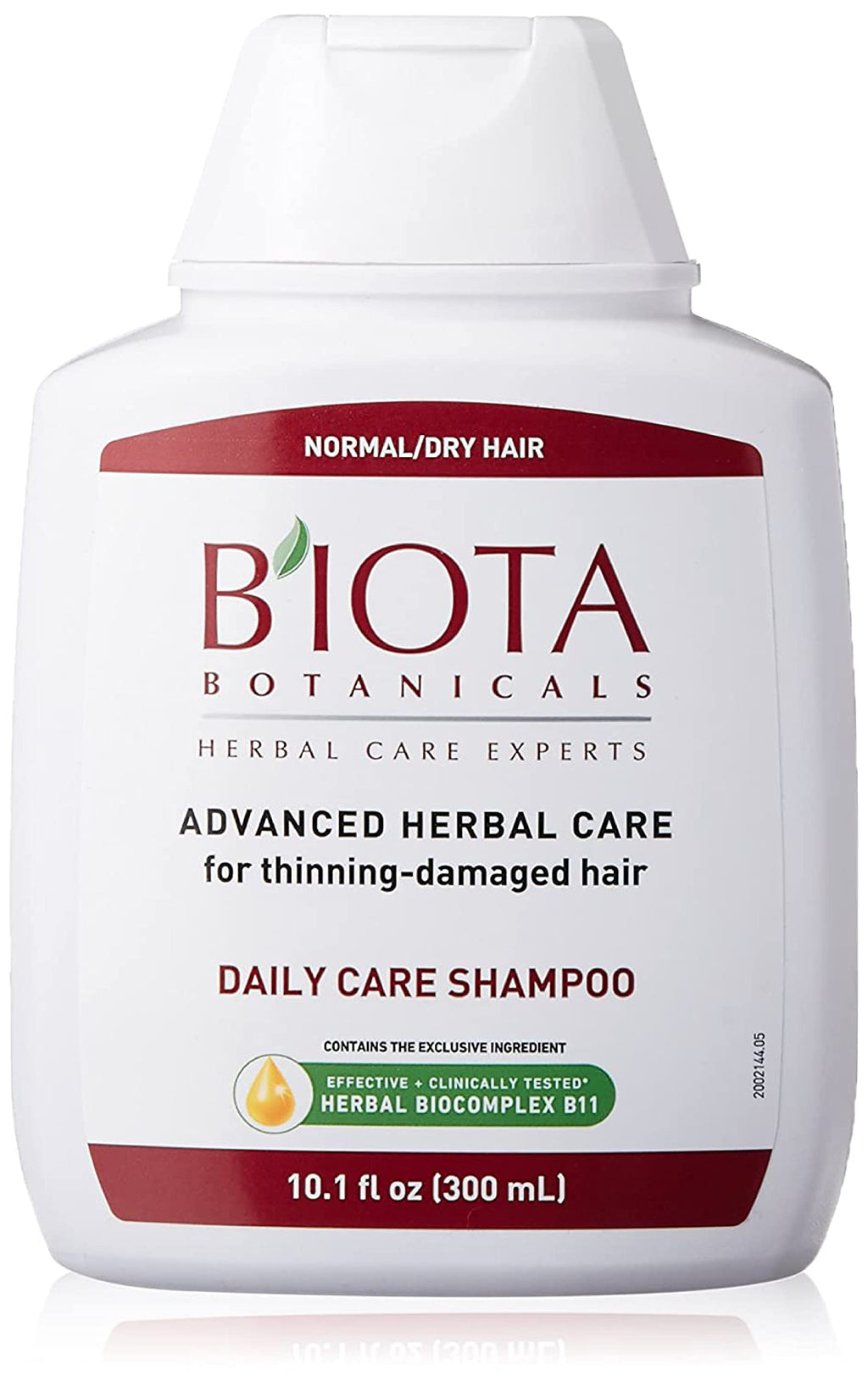 Biota B'IOTA Botanicals Daily Care Shampoo for Normal/Dry Thinning Hair — 10.1 oz Pack of 3