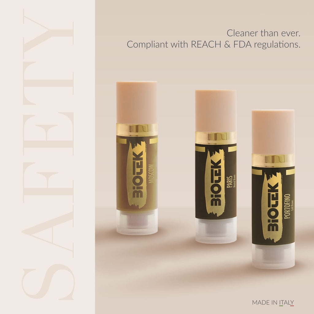 Biotek Brow Pigment Ibiza Neutral Light Brown – Permanent Makeup Ink, Creamy Inorganic, 0.61 fl oz, Made in Italy