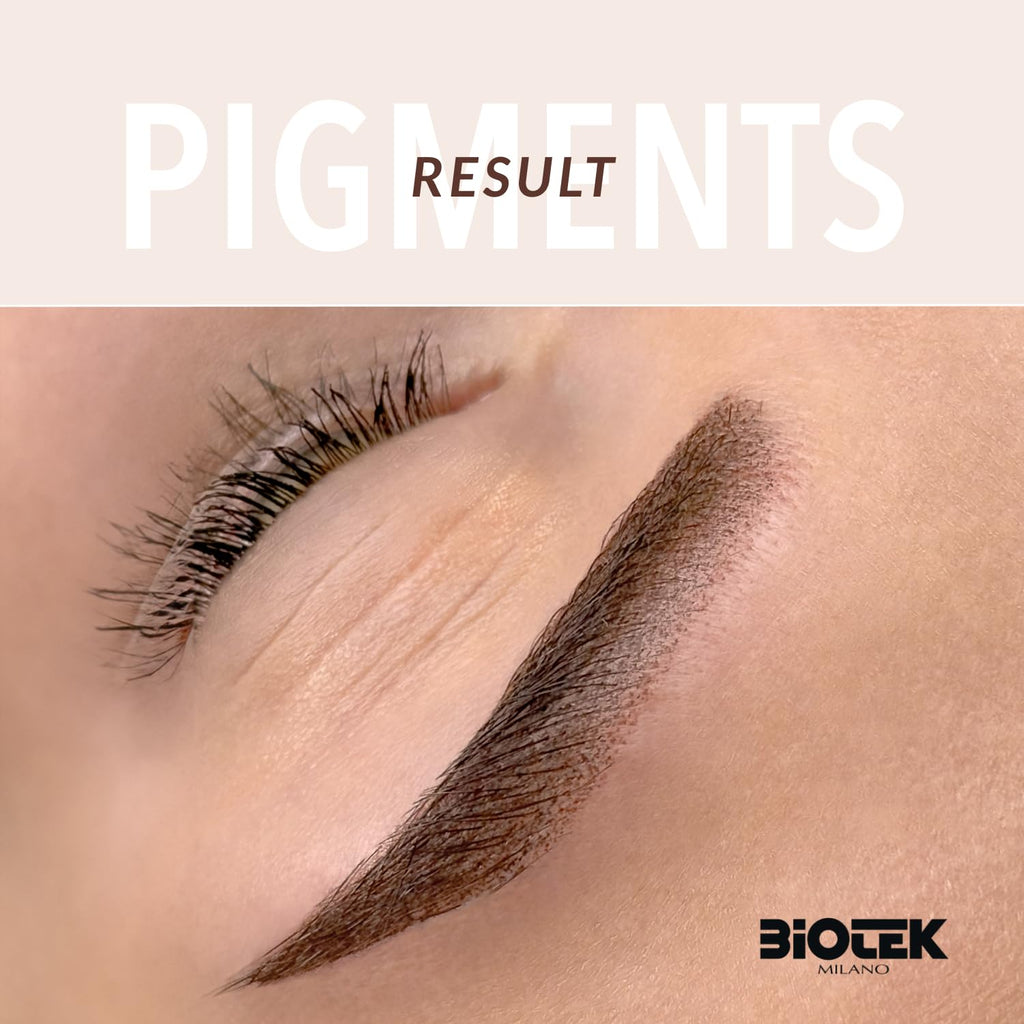 Biotek Brows Pigment Cosmopolitan – Inorganic Liquid, Extra Dark Brown (0.50 fl oz) Made in Italy