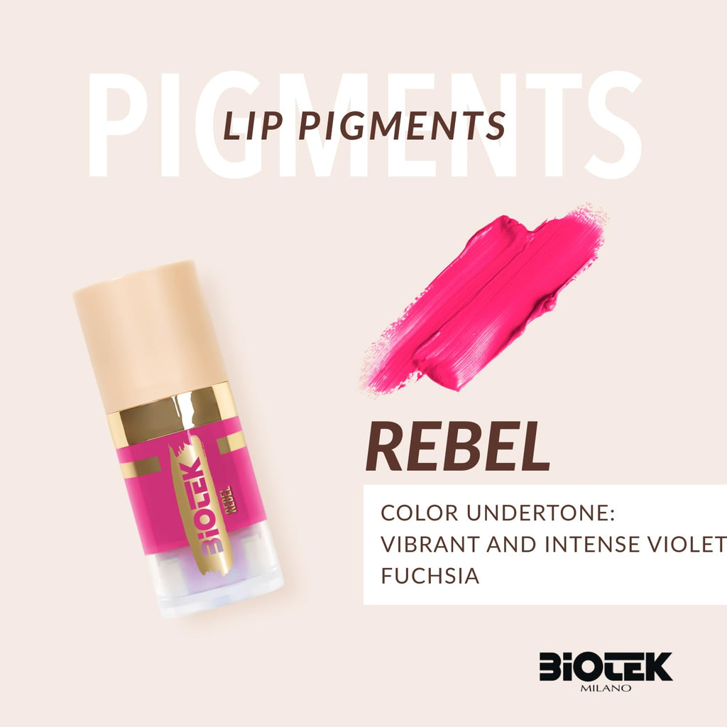 Biotek Rebel Lip Pigment - Permanent Makeup Lip Color Violet Fuchsia | Made in Italy