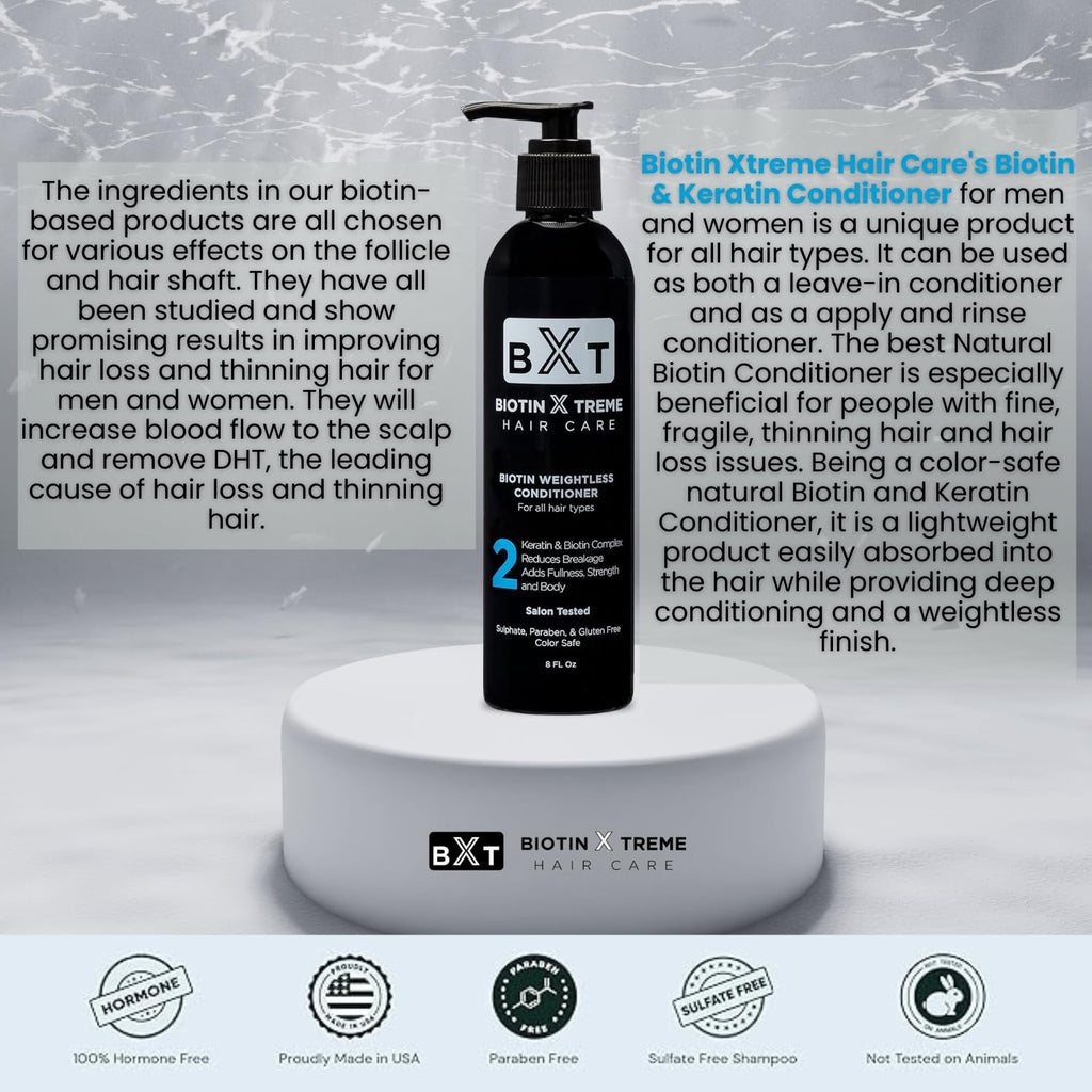 Biotin X Treme Natural Hair Growth Conditioner | Strengthen & Smooth Thinning Hair