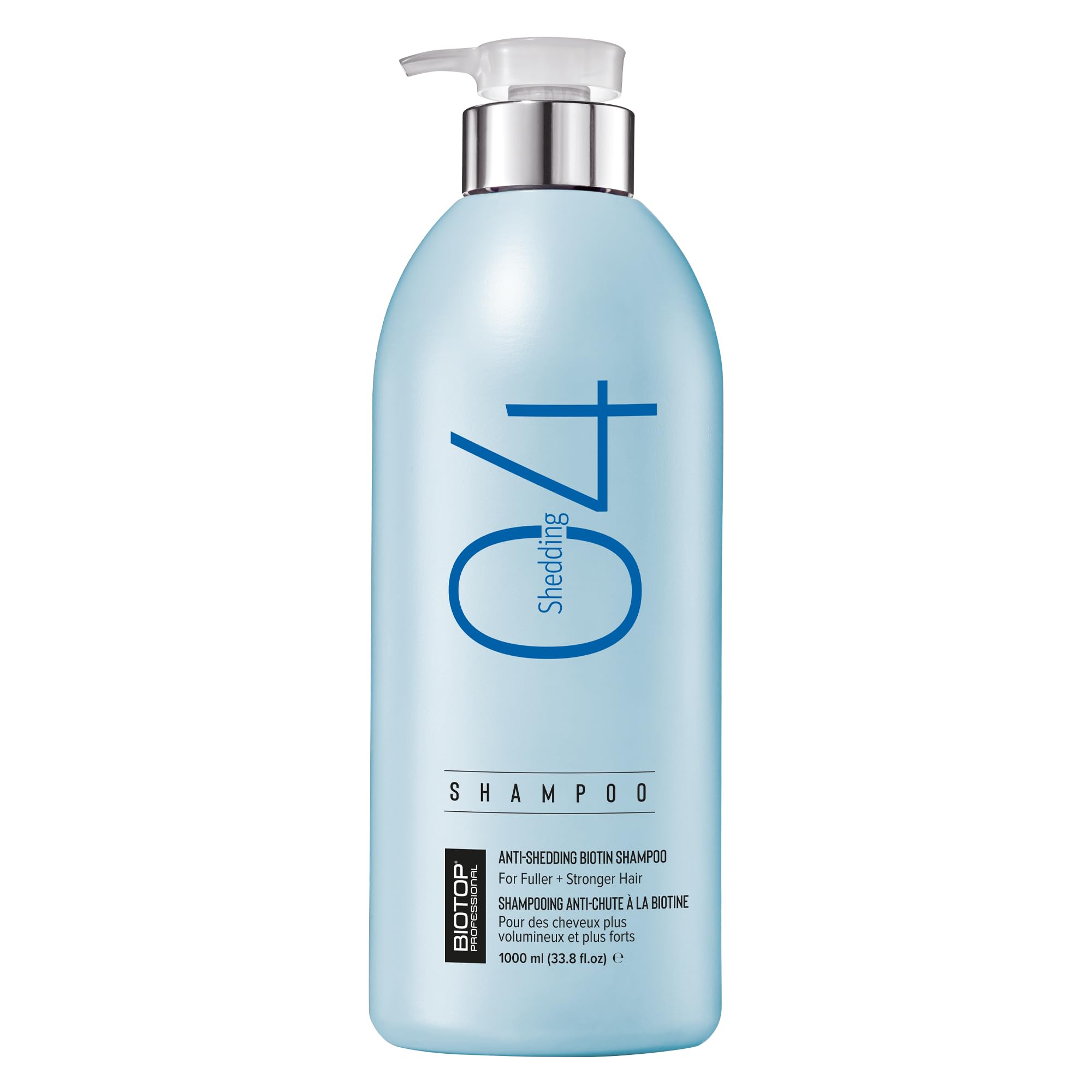 Biotop Professional 04 Hair Loss Shampoo – Strengthening Treatment for Shedding & Thinning Hair (33.8 oz)