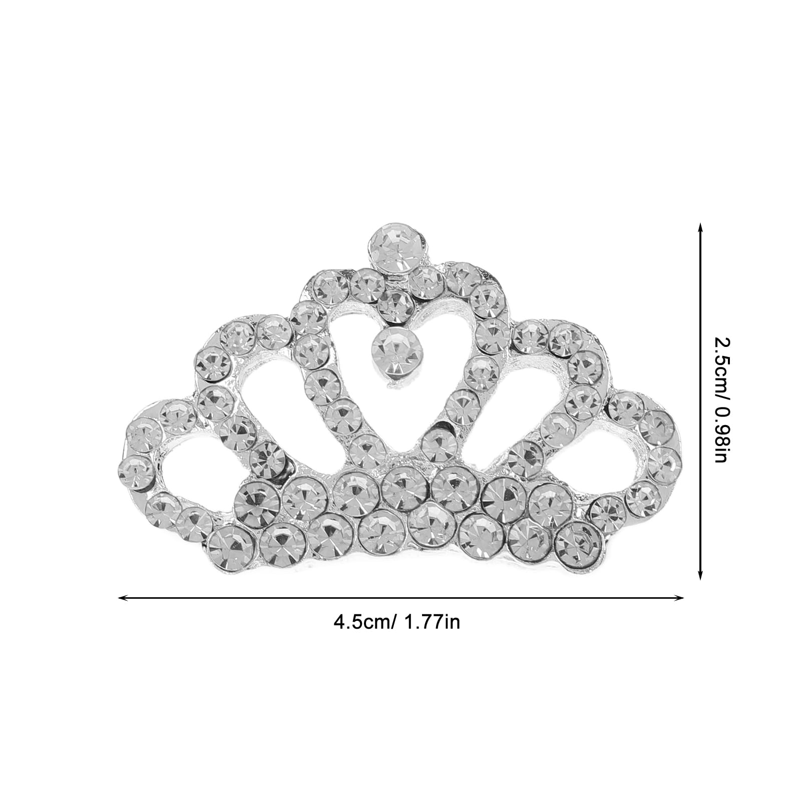 BIUDECO Hair Accessories Set | 36 Rhinestone Clips & Mini Tiaras for Girls