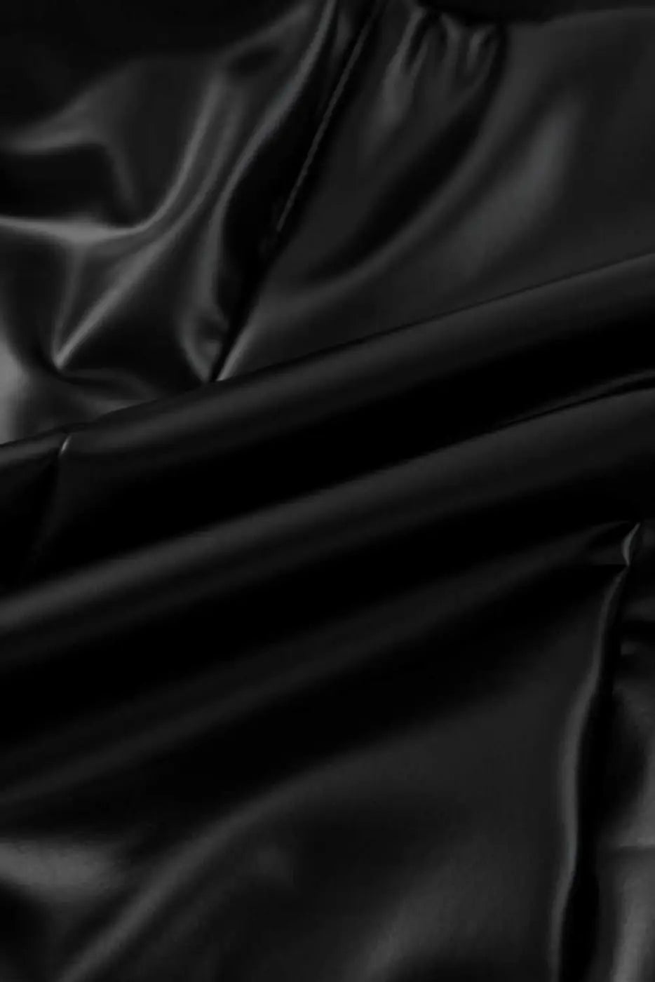 Black Vegan Leather High Rise Skinny Leggings