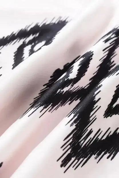 White Aztec Print Sleeveless Maxi Dress Women UK | Western Boho