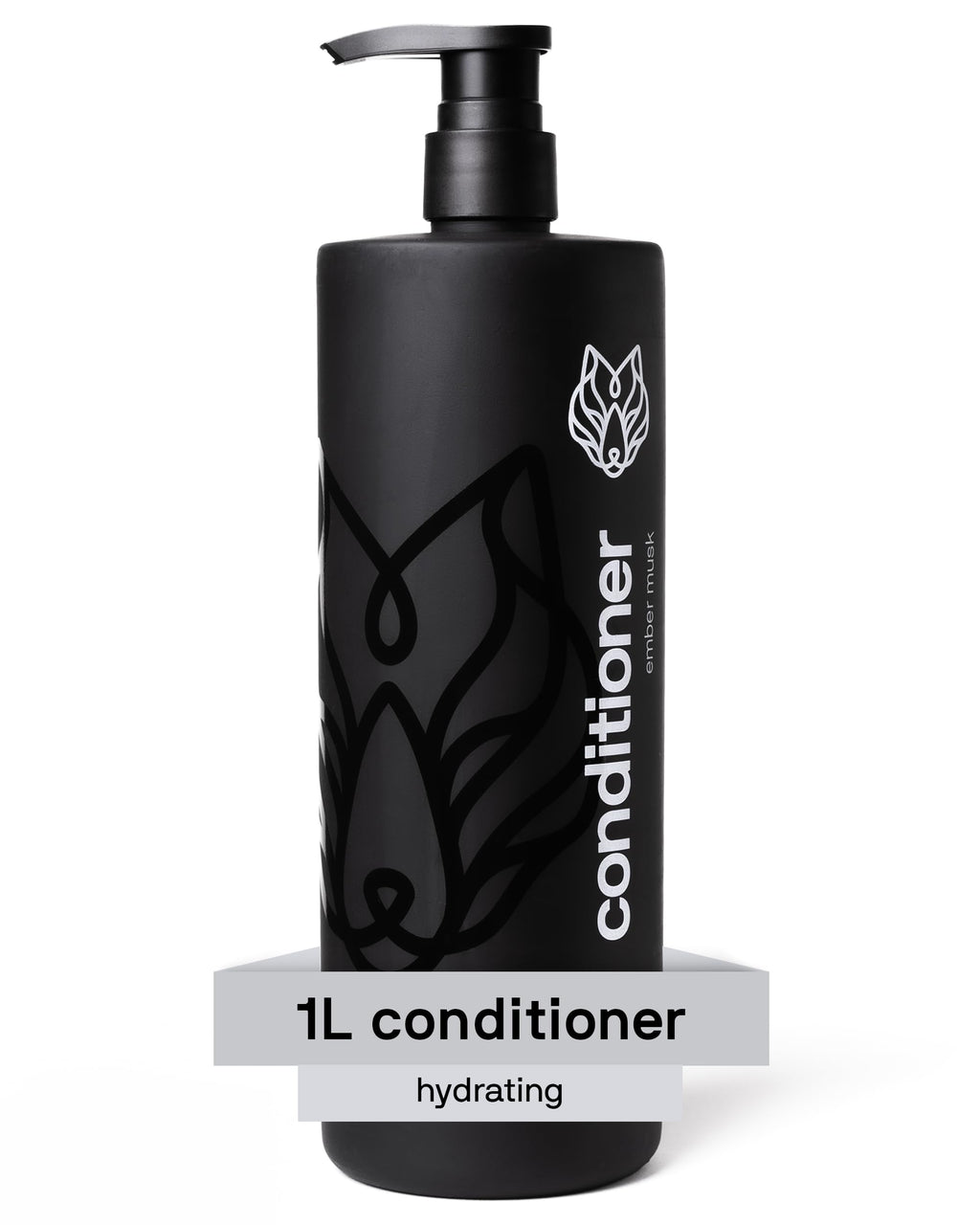 Black Wolf Mens Everyday Hair Conditioner — Salon-Grade Hydration & Detangling