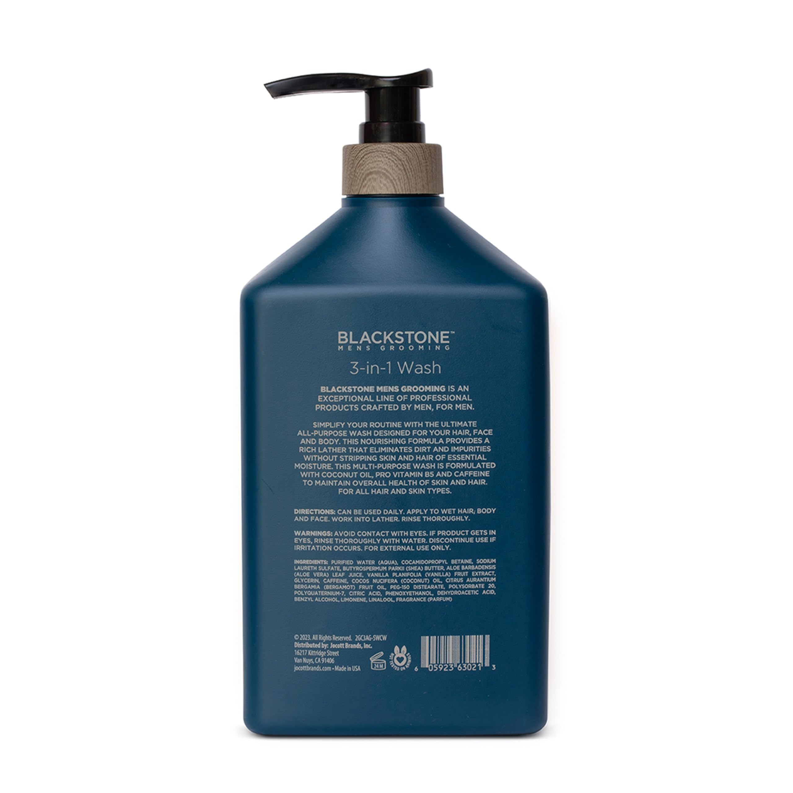Blackstone Mens Grooming 3-in-1 Wash – Hair, Face & Body, Sea & Surf (32 oz)
