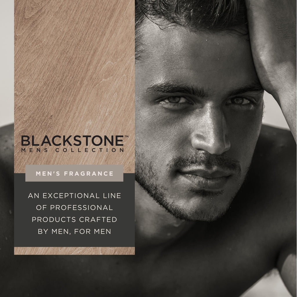 Blackstone Mens Collection Eau de Toilette – Sandalwood, Oud & Amber | Long-Lasting Fragrance | Travel Size 3.4 Fl Oz