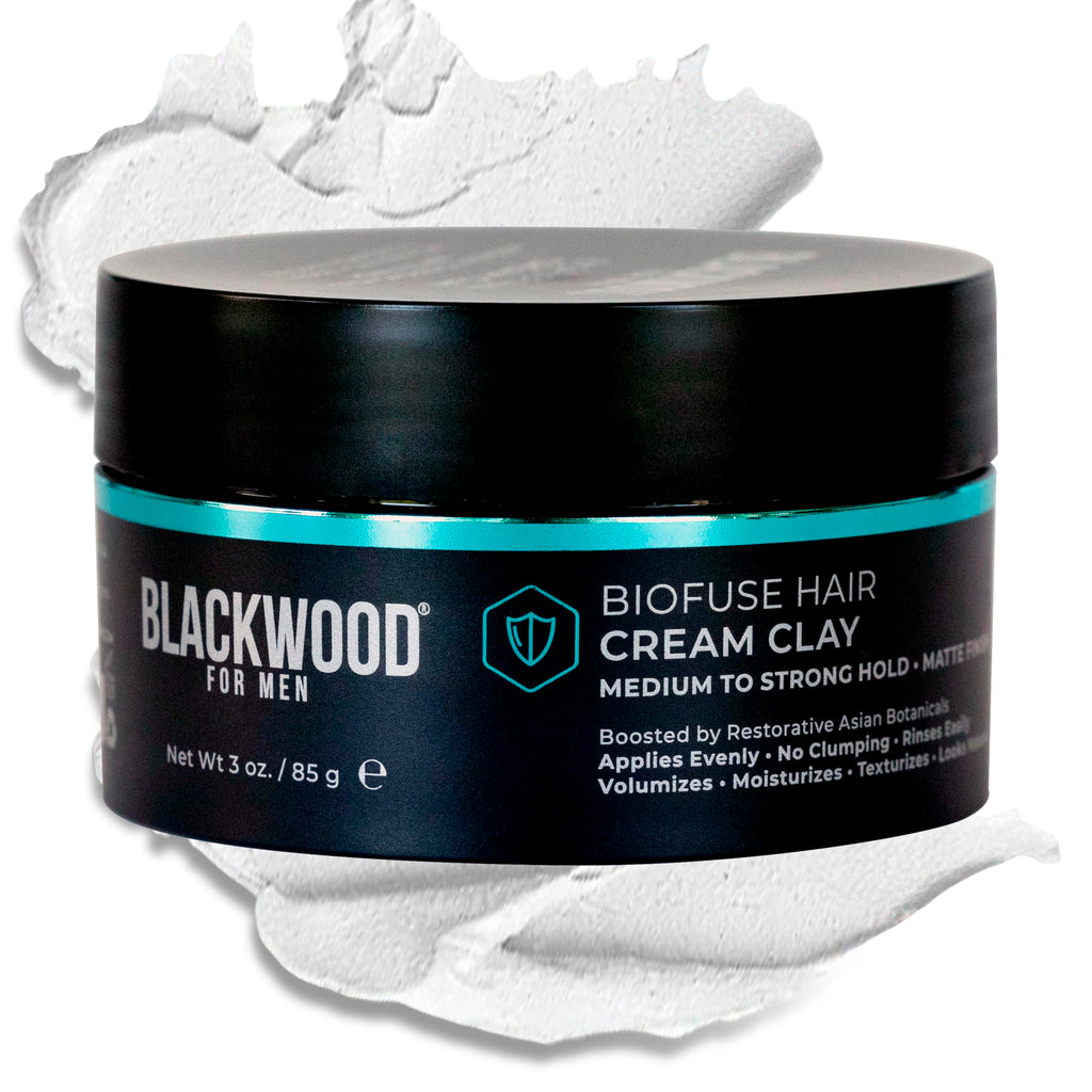 Blackwood For Men BioFuse Hair Cream Clay — Matte Finish Styler (3oz)
