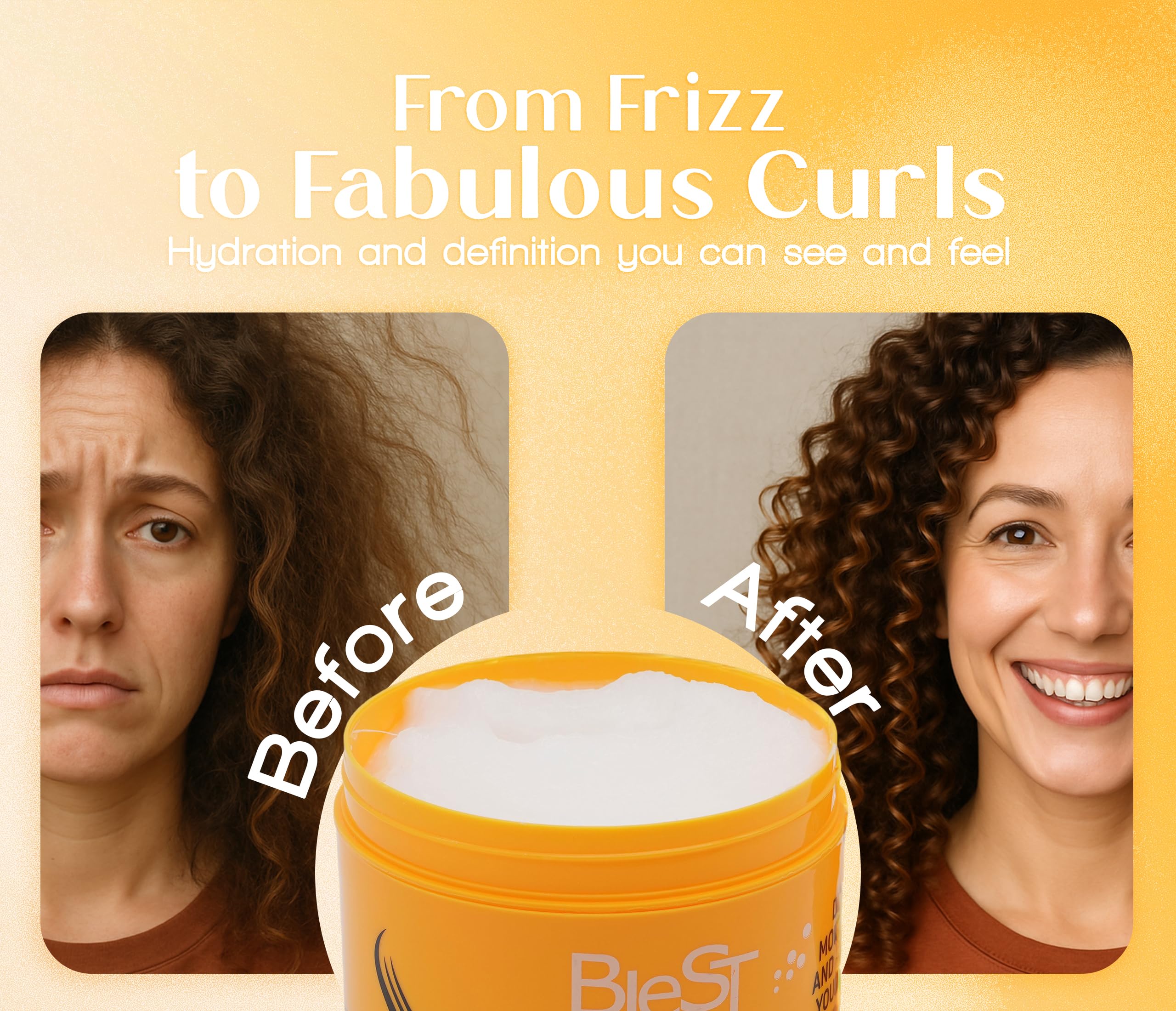 BLEST PROFESSIONAL HAIR CARE MASK – Deep Conditioning for Dry, Damaged & Frizzy Hair | 500 ml