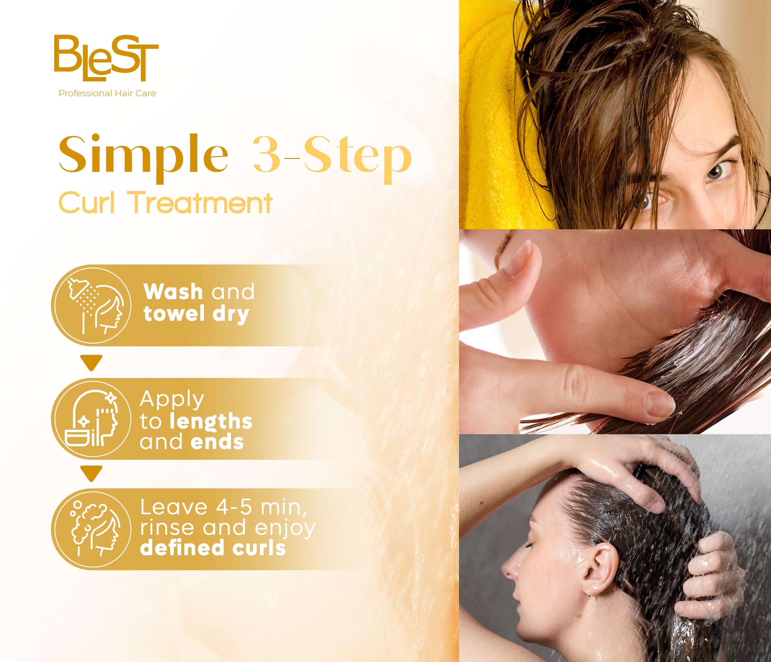 BLEST PROFESSIONAL HAIR CARE MASK – Deep Conditioning for Dry, Damaged & Frizzy Hair | 500 ml