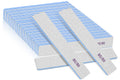BLESWIN 25 Pcs Nail Files 80/80 Grit – Double-Sided Emery Board for Acrylic & Gel Nails, Home & Salon