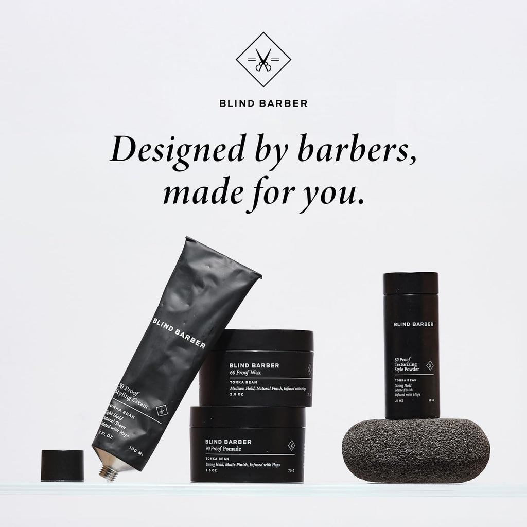 Blind Barber 40 Proof Sea Salt Spray for Men – Volume, Texture & Tonka Bean Scent (5 Fl oz)