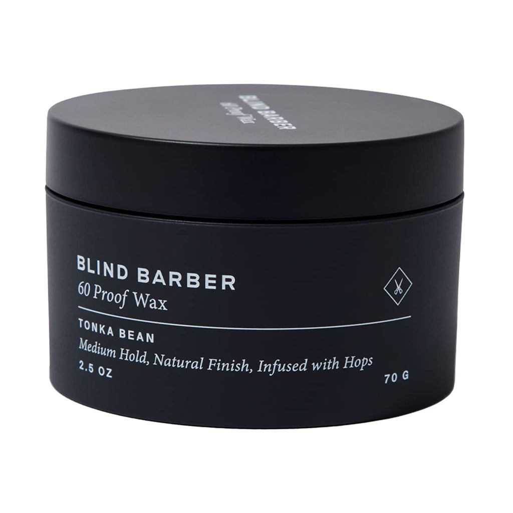 Blind Barber 60 Proof Hair Wax – Water-Based, Medium Hold & Shine (2.5 oz)