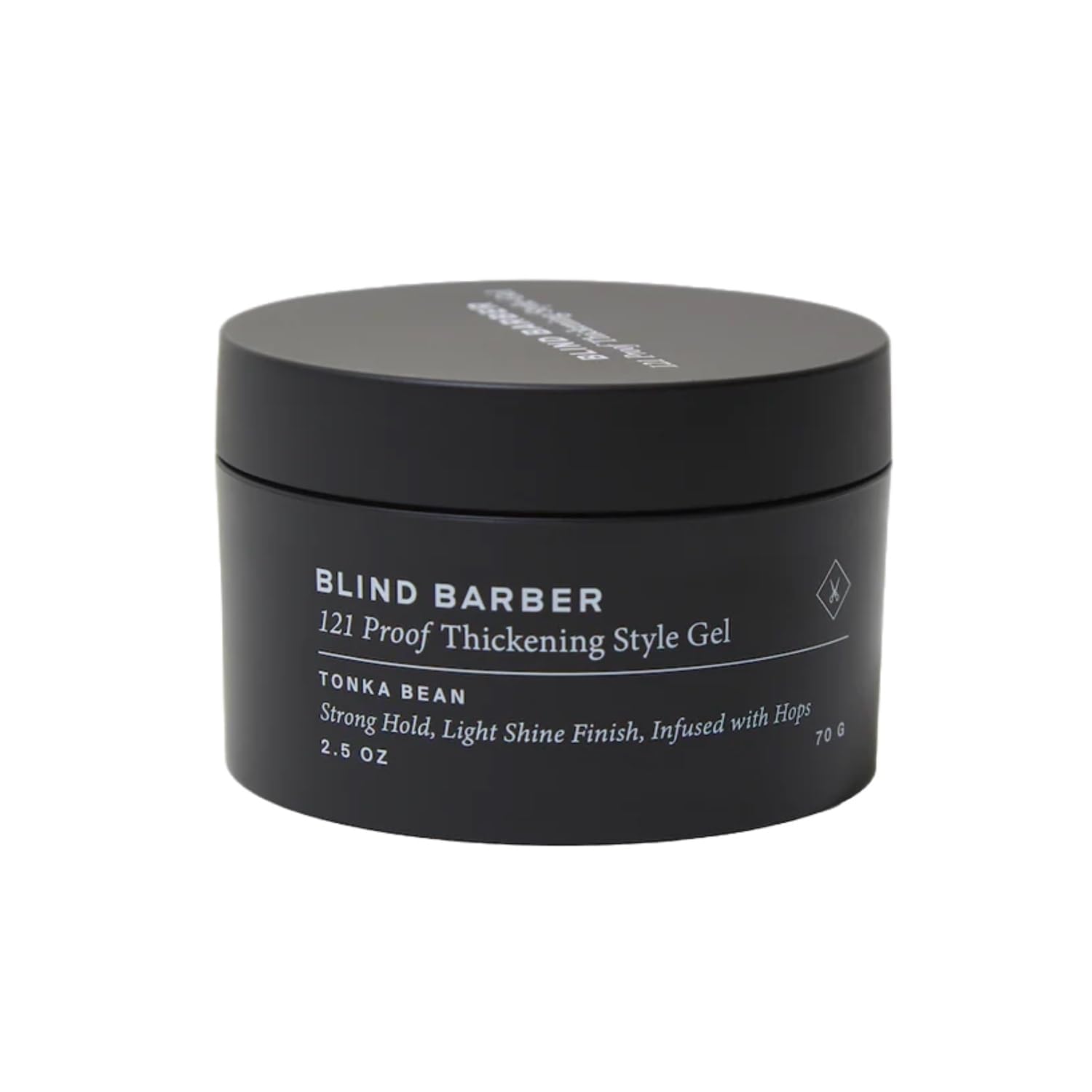 Blind Barber 121 Proof Thickening Style Gel – Medium to Strong Hold, Water-Based, Paraben & Sulfate Free (2.5 oz)