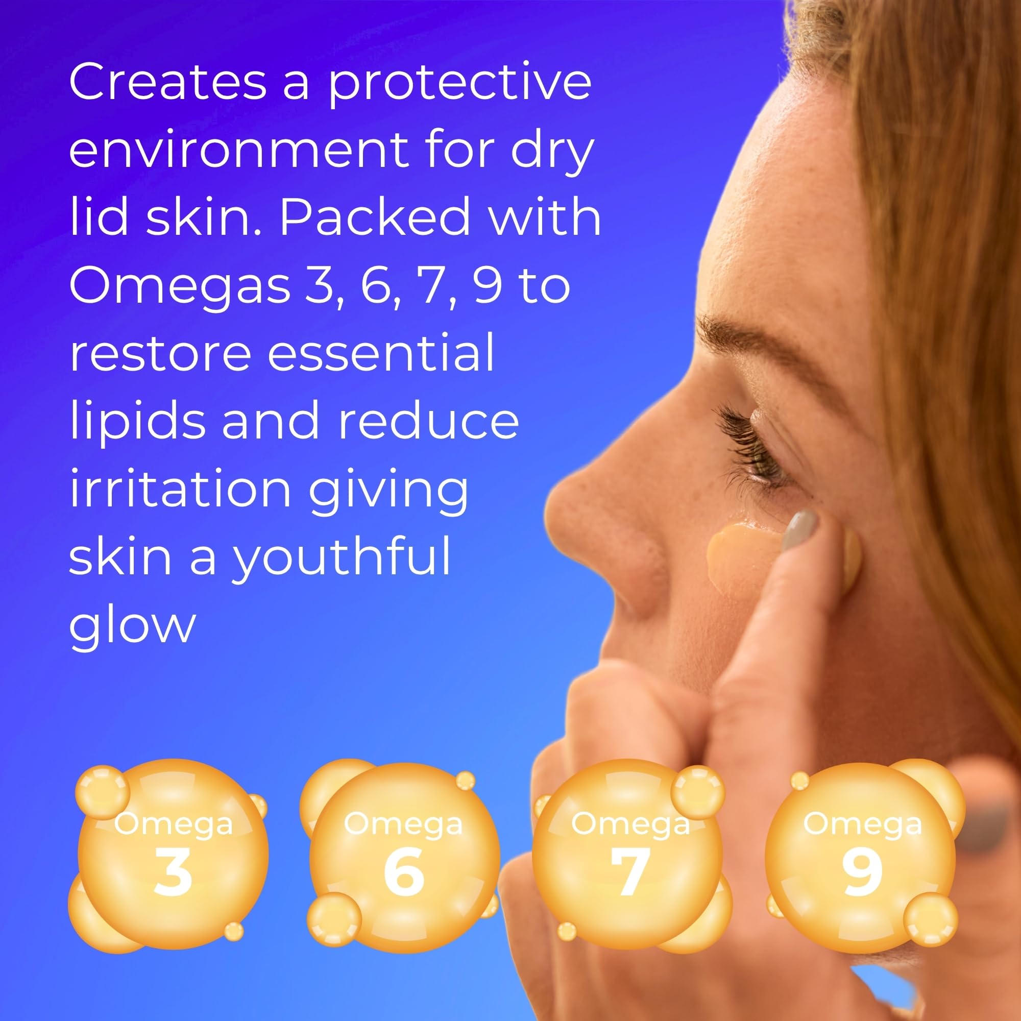 Blinkjoy Restorative Under Eye Balm – Fragrance-Free, Omega-Rich Anti-Aging Eye Cream