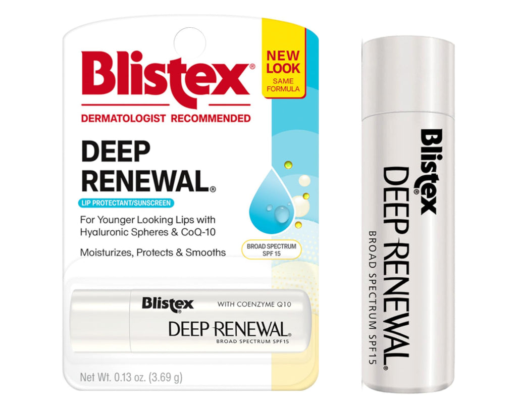 Blistex Deep Renewal Anti-Aging Lip Balm with SPF 15 – 0.13 oz (Pack of 12)