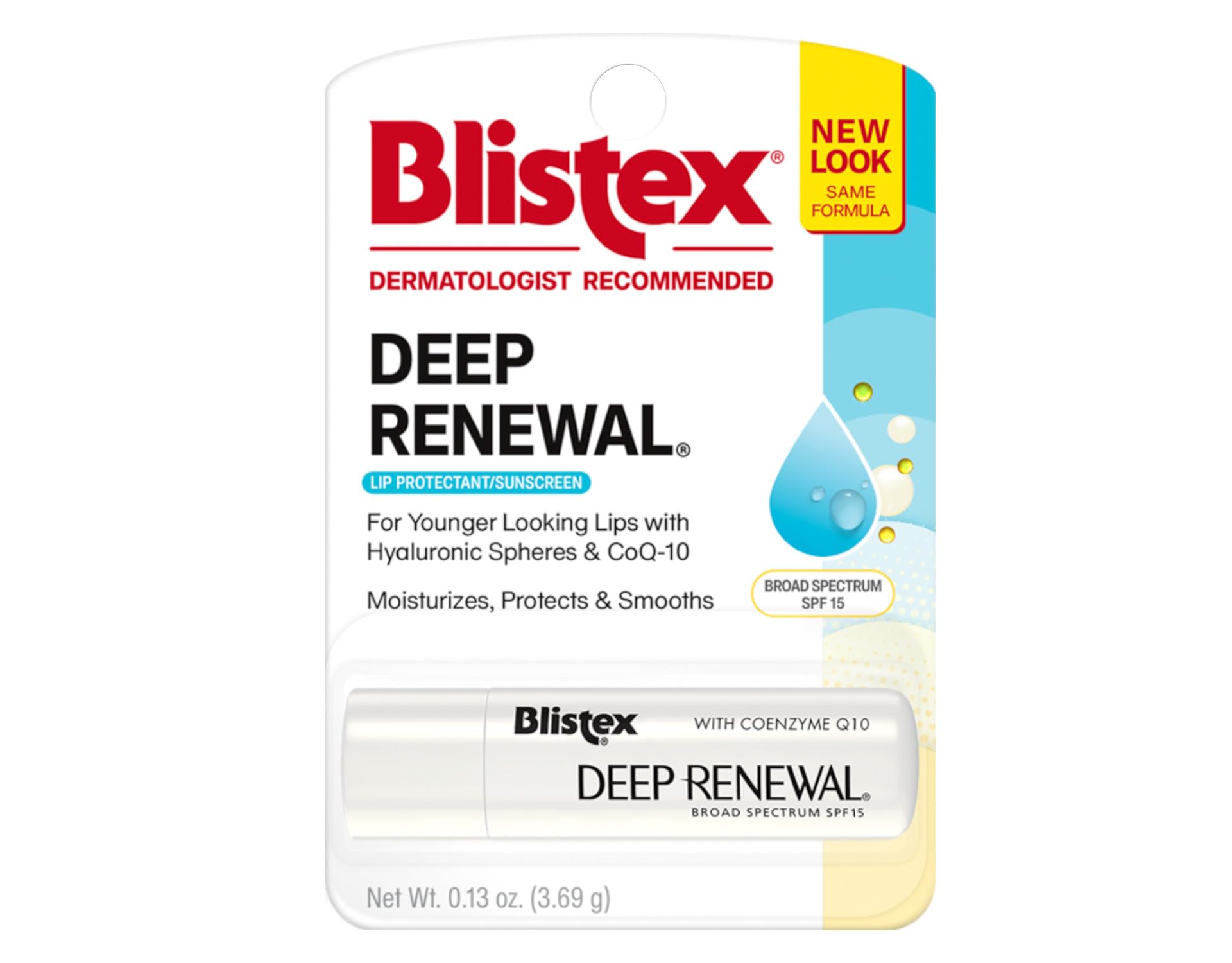 Blistex Deep Renewal Anti-Aging Lip Balm with SPF 15 – 0.13 oz (Pack of 12)
