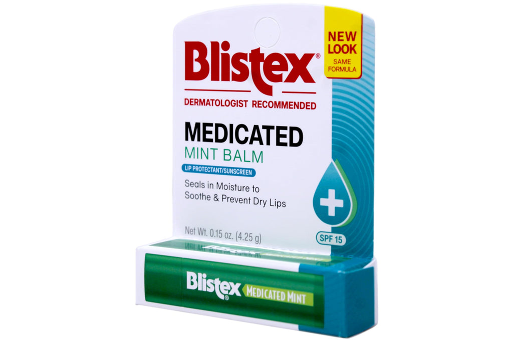 Blistex Medicated Lip Balm SPF 15 Mint – Value Pack (6 x 0.15 oz)