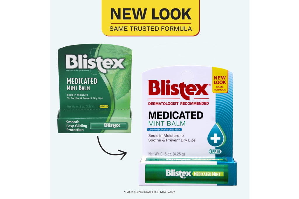 Blistex Medicated Lip Balm SPF 15 Mint – Value Pack (6 x 0.15 oz)