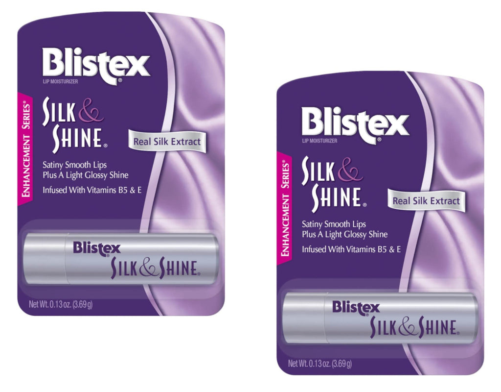 Blistex Silk & Shine Lip Moisturizer | 0.13 oz Pack of 2
