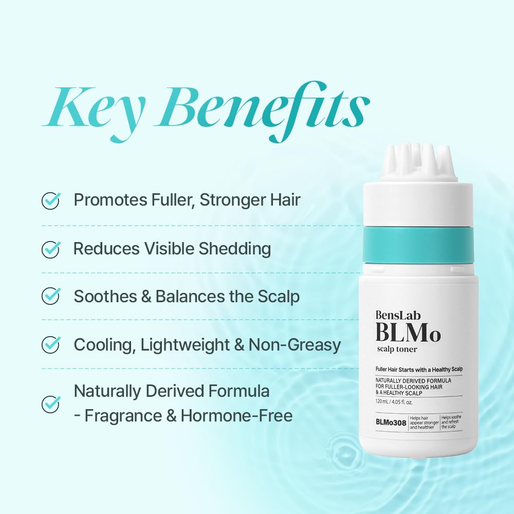 BLMo Scalp Toner – Clinically Studied Hair Thickening Serum for Thinning Hair